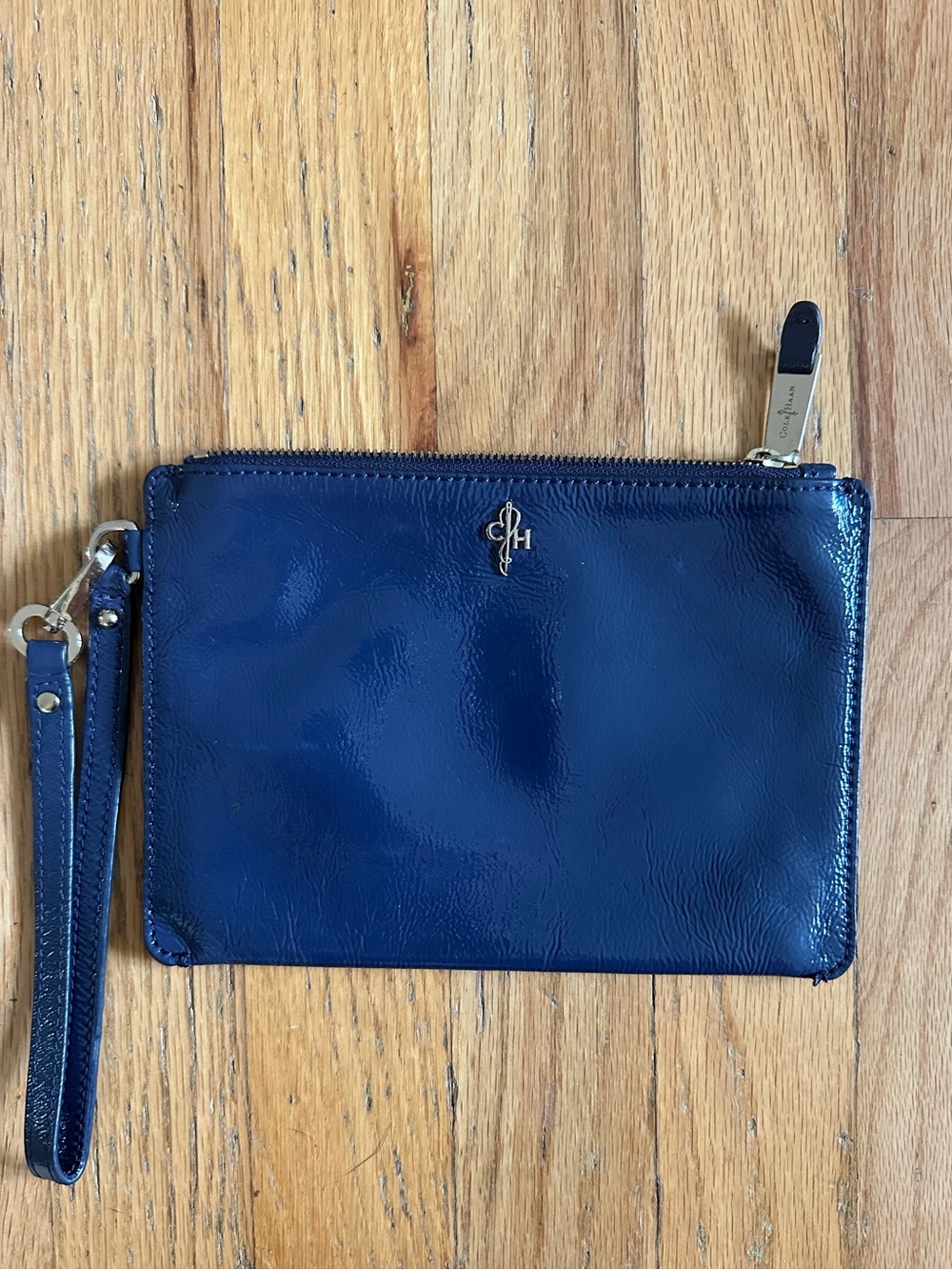 Cole Haan Navy Blue Wristlet